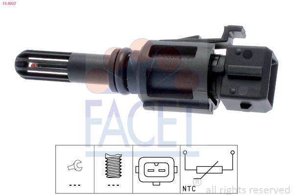 Sensor, temperatura del aire de admisión FACET ref. 10.4027