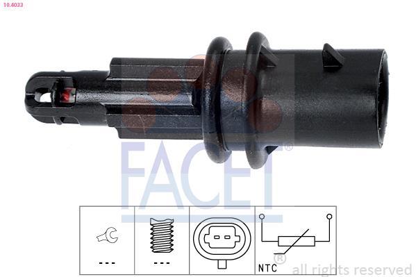 Sensor, temperatura del aire de admisión FACET ref. 10.4033