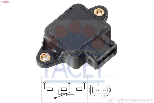 Capteur, position du papillon FACET ref. 10.5002