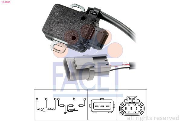 Capteur, position du papillon FACET ref. 10.5008