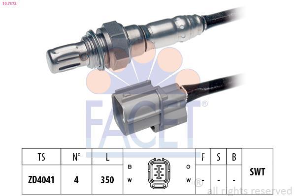Sonda lambda FACET 10.7572