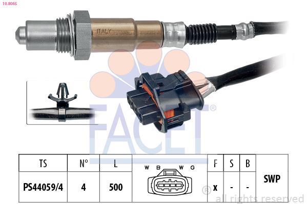 Sonde lambda (Sonde à oxygène) FACET ref. 10.8065
