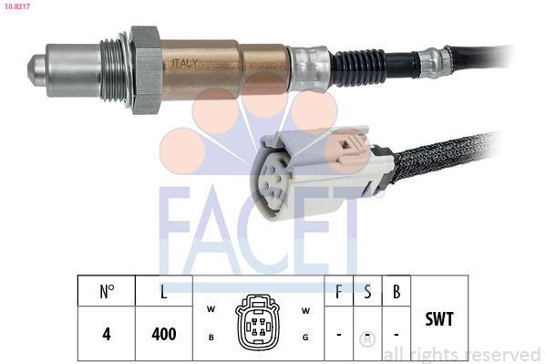 Sonde lambda (Sonde à oxygène) FACET 10.8217