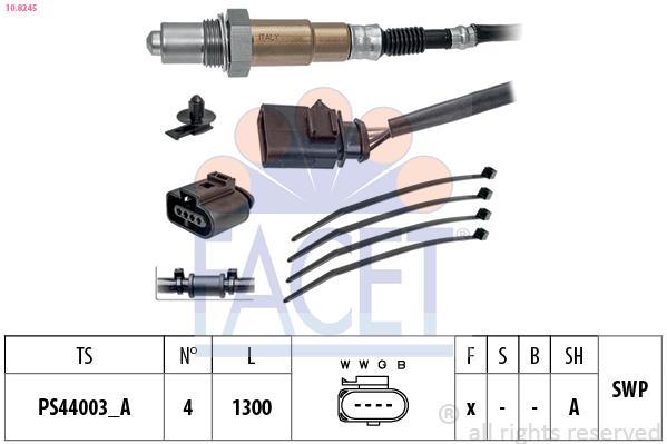 Sonde lambda (Sonde à oxygène) FACET ref. 10.8245