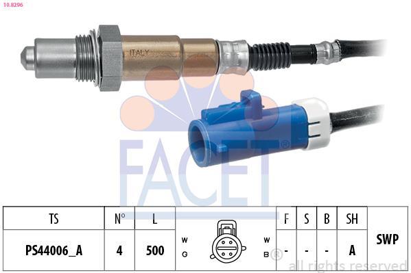 Sonde lambda (Sonde à oxygène) FACET ref. 10.8296