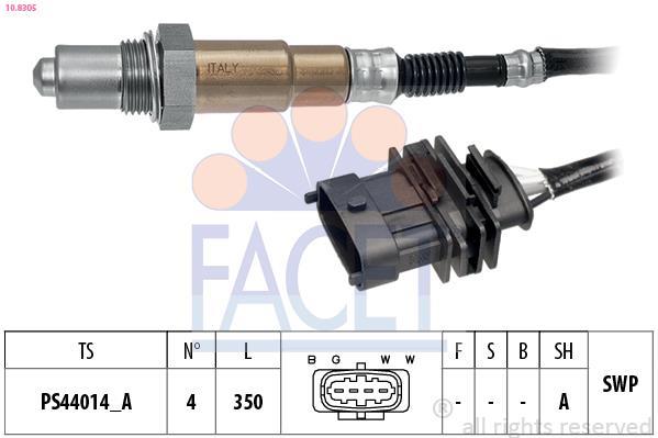 Sonde lambda (Sonde à oxygène) FACET ref. 10.8305