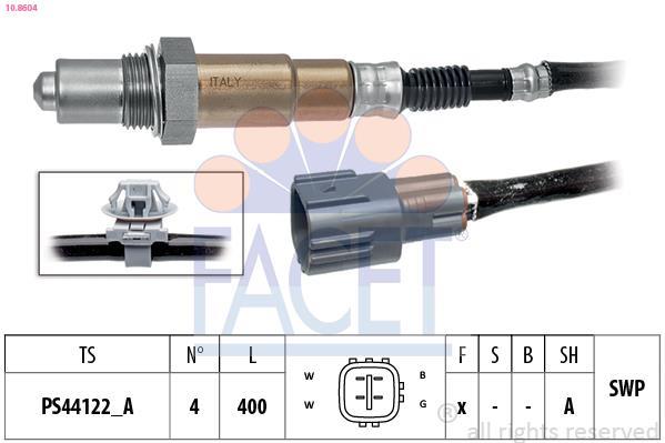 Sonda lambda FACET ref. 10.8604