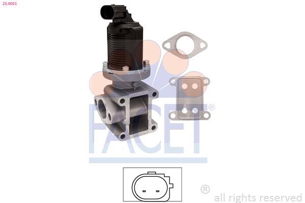 Válvula EGR FACET ref. 23.0055