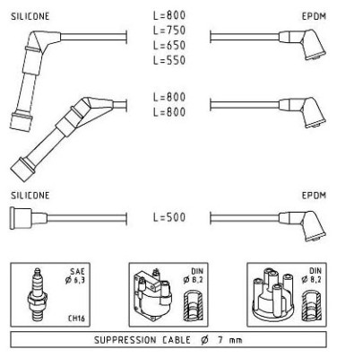Rotor del distribuidor de encendido FACET ref. 3.7610