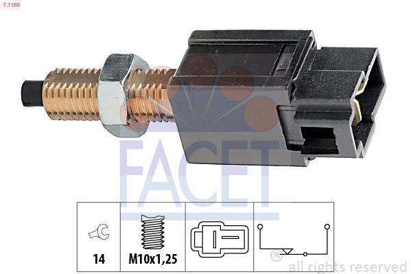 Interruptor luces freno FACET ref. 7.1169