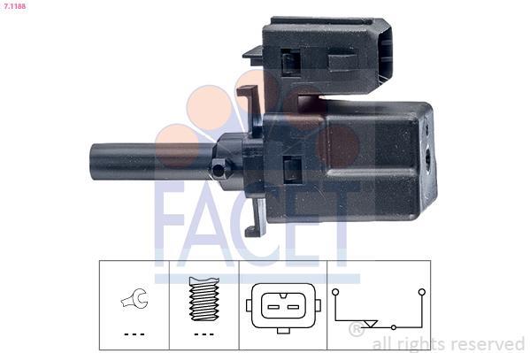 Interruptor de pedal de travão FACET ref. 7.1188