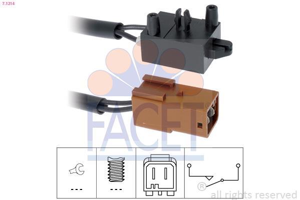 Interruptor de control, regulador de velocidad (Interruptor, control de crucero) FACET ref. 7.1214