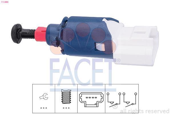 Interruptor, comando da embraiagem, gestão do motor FACET ref. 7.1290
