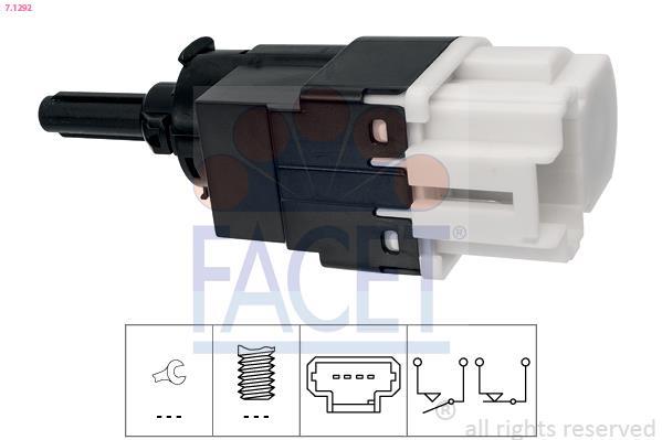 Interrupteur De Feux De Frein Facet 7.1122 - Compatible Honda Shuttle 1994-2004