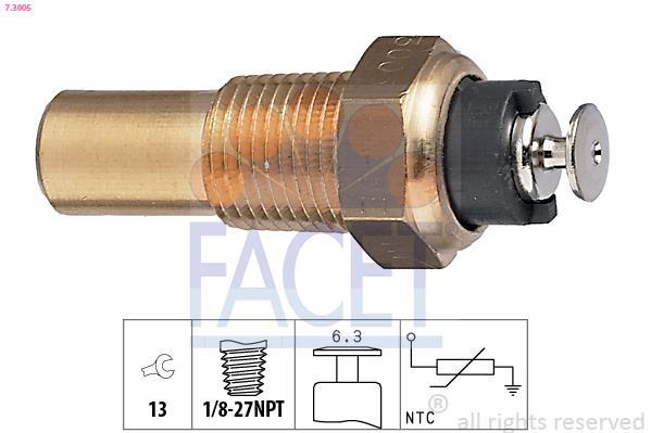 Sensor, temperatura del refrigerante FACET ref. 7.3005