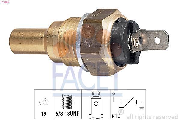 Sonde de température, liquide de refroidissement FACET ref. 7.3029