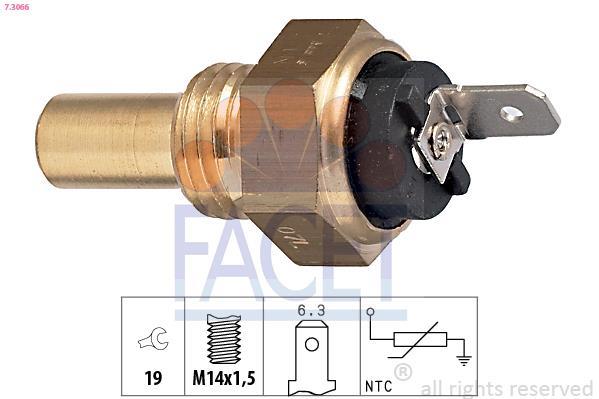 Sonde de température, liquide de refroidissement FACET ref. 7.3066