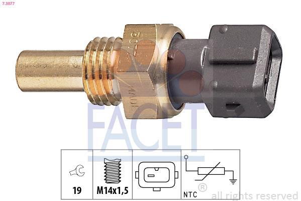 Sonde de température, liquide de refroidissement FACET ref. 7.3077