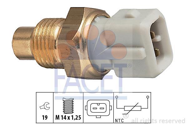 Sonde de température, liquide de refroidissement FACET 7.3100
