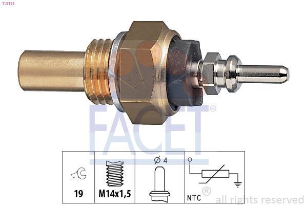 Sonde de température, liquide de refroidissement FACET ref. 7.3131