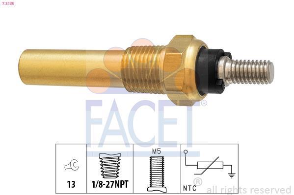 Sensor de temperatura motor FACET ref. 7.3135
