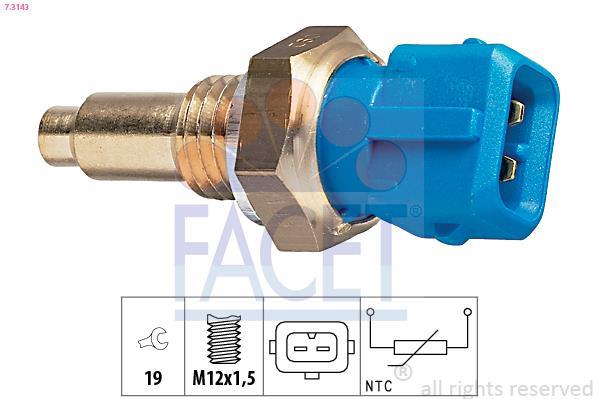 Sonde de température, liquide de refroidissement FACET ref. 7.3143