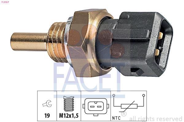 Sonde de température, liquide de refroidissement FACET ref. 7.3157