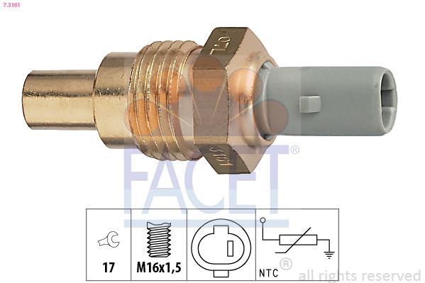 Sensor, temperatura del refrigerante FACET ref. 7.3161