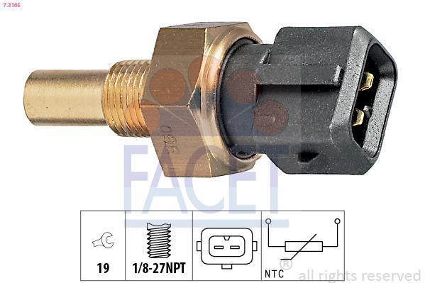 Sonde de température, liquide de refroidissement FACET ref. 7.3165