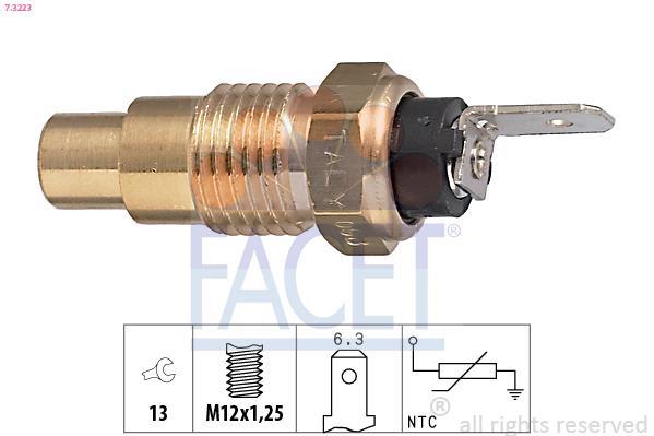 Sensor de temperatura motor FACET ref. 7.3223