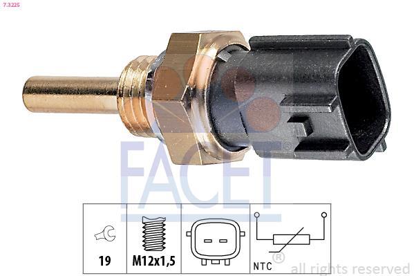 Sensor, temperatura del refrigerante FACET ref. 7.3225