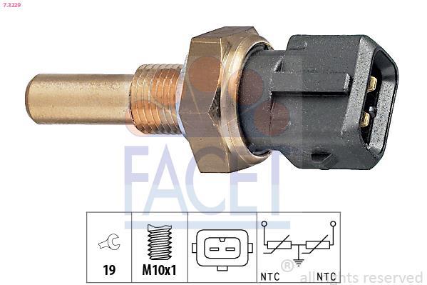 Sonde de température, liquide de refroidissement FACET ref. 7.3229