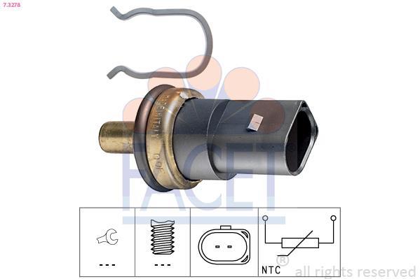 Sonde de température, liquide de refroidissement FACET ref. 7.3278