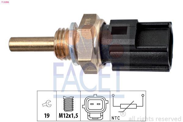 Sonde de température, liquide de refroidissement FACET ref. 7.3298
