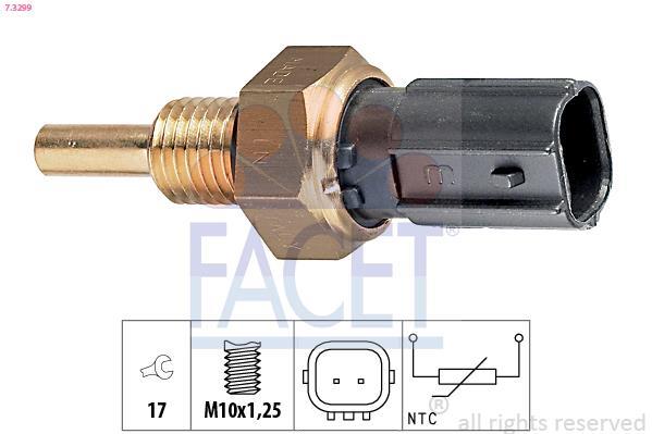 Sensor, temperatura del refrigerante FACET ref. 7.3299