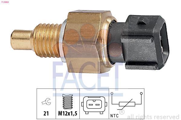 Sonde de température, liquide de refroidissement FACET ref. 7.3303