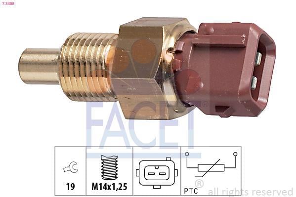 Sonde de température, liquide de refroidissement FACET ref. 7.3308