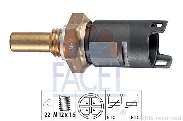 Facet Sensore Temperatura Carburante 7.3375 Made In Italy - Ricambio OE 13627823477 Per Mini (R50/52/53, R55/56/57/60)