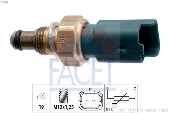 Sonde de température, liquide de refroidissement FACET ref. 7.3317