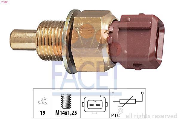 Sonde de température, liquide de refroidissement FACET ref. 7.3321