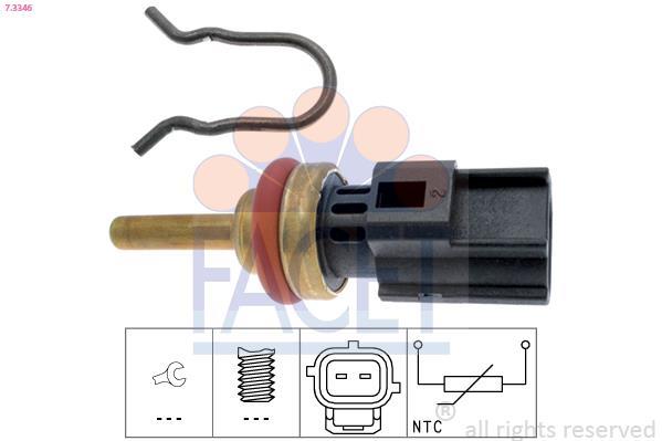 Sensor, temperatura del refrigerante FACET ref. 7.3346