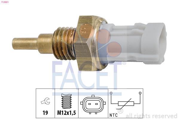Sensor, temperatura del refrigerante FACET ref. 7.3351