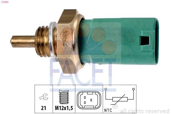 Sensor, temperatura del refrigerante FACET ref. 7.3354