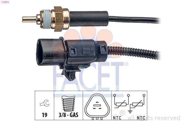 Sensor de temperatura motor FACET ref. 7.3373