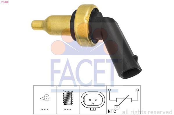 Sensor de temperatura motor FACET ref. 7.3390