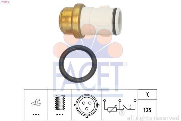 Sonde de température, liquide de refroidissement FACET ref. 7.3533