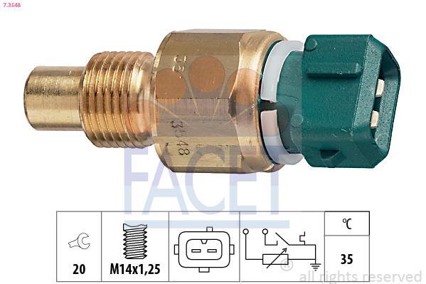 Sensor de temperatura motor FACET ref. 7.3548