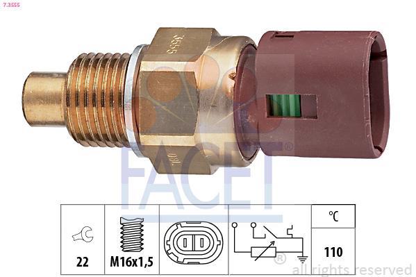 Sonde de température, liquide de refroidissement FACET ref. 7.3555