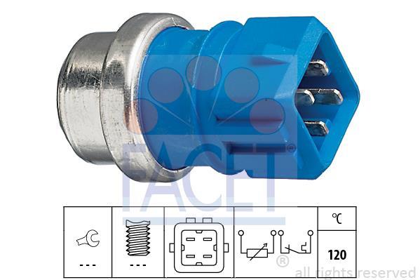Sensor de temperatura motor FACET 7.3557