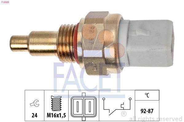 Interrupteur de température, ventilateur de radiateur FACET ref. 7.5029